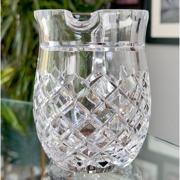 Gorgeous Vintage Ceska “Canterbury” Bohemian Crystal 5” Pitcher - Perfect - Picture 6 of 16